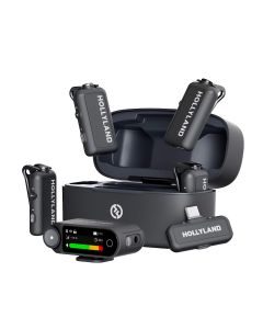 Hollyland LARK MAX 2 Combo 4-Person Version Wireless Microphone, AI-Rauschunterdrückung