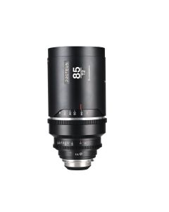 LAOWA Proteus Flex 2X Anamorphic 85mm T2 - Meters Arri PL Default + EF Schwarzes Objektiv Vorne