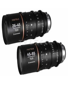 Laowa Proteus Zoom 2X Anamorphic 2-Lens Bundle (26-45, 45-85) - Amber Cine Lens