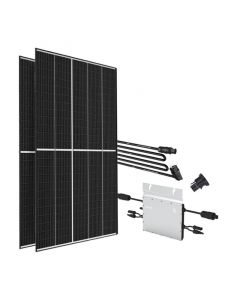 Offgridtec Balkonkraftwerk 850W HM-600 Trina Solar Vertex S Mini-PV Solaranlage Sonnenenergie