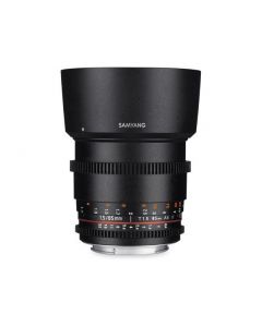 Samyang 85mm T1.5 VDSLR II Objektiv für MFT Vorderansicht