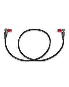 SHAPE 4K - 12G SDI Coaxial Cable 24" 90 Degree Connectors 4mm Durchmesser