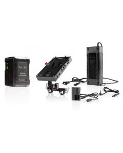 SHAPE 98 Wh Battery Kit D-Box Camera Power and Charger for Canon 5D, 7D, LP-E6 Series Strom Zubehör
