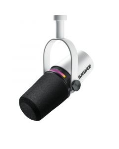 Shure MV7+ Podcast-Mikrofon - Weiß Audio