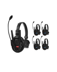 SYNCO Xtalk XPro 13 Headset mit Over-Ear-Lederpolster und Mikrofon
