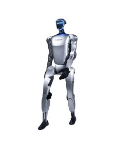Übersicht der technischen Kernmerkmale des Unitree G1 mit Freiheitsgraden, Gewicht, Größe, Sensorik und Leistungsdaten für Forschung und Entwicklung.