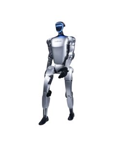 Unitree G1D U1 humanoider Roboter Seitenansicht mit beweglichen Armen