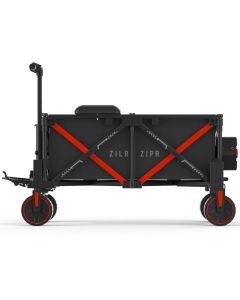 ZILR ZIPR 2WD Long Range E-Powered Kit Cart mit faltbarem Rahmen und Elektroantrieb für Produktionen