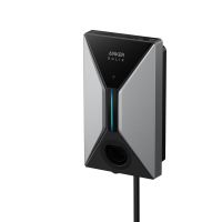 Anker V1 Smart EV Charger 7,4 kW Kabelversion mit zentraler LED-Leiste in der Frontansicht.