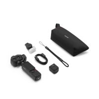 DJI Osmo Pocket 4P Standard Combo in Frontansicht mit Dual-Kamera, Touchscreen