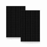 Sunshare Ray Black 200W Solarmodul in frontaler Ansicht mit schwarzer Zelloberfläche